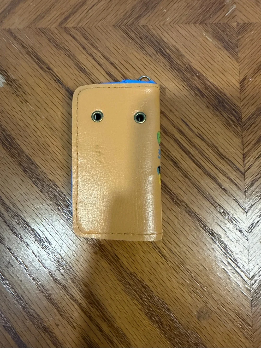 Niagara Falls New York Leather Phone Case - Tan & Blue